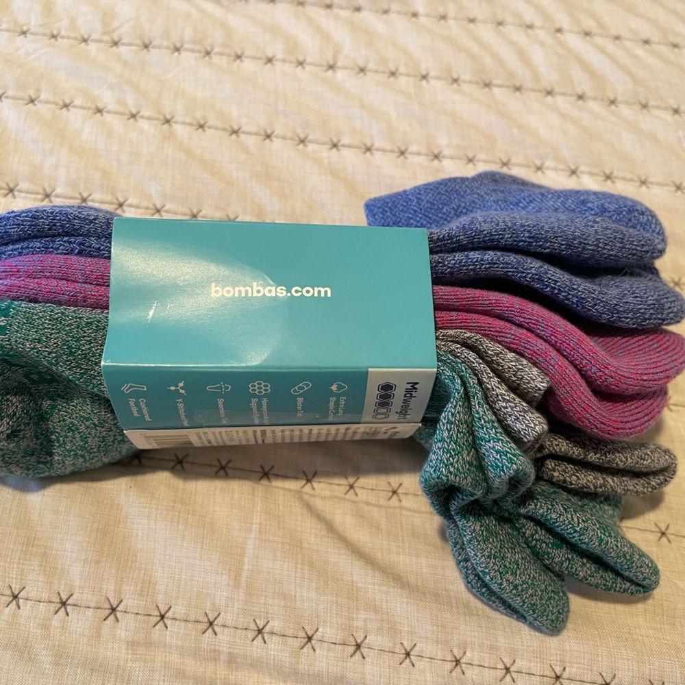 Woman’s Bombas socks size medium woman’s 8-10 1/2.